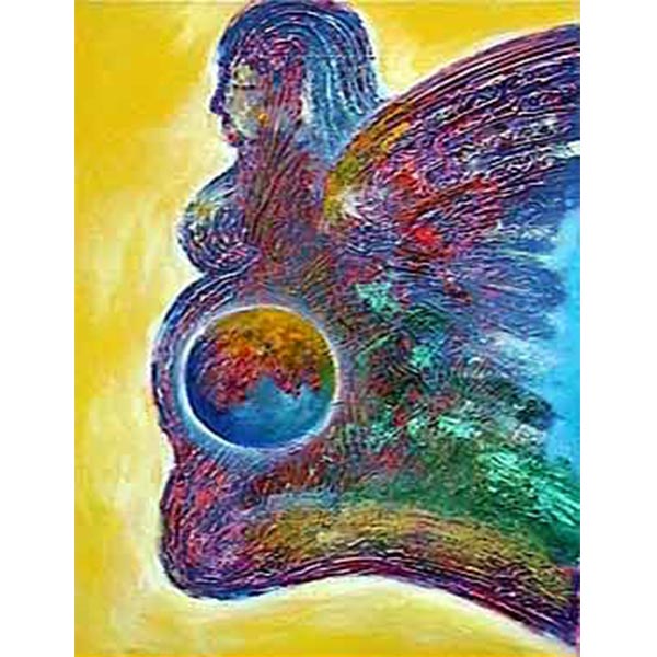 Angel Oil on canvas 45 x 60 cm.