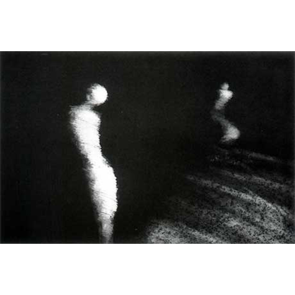 The Parting II, 1990 Relief etching and aquatint 60 x 92 cm.