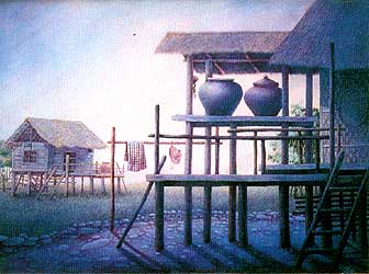 Work : The sun set