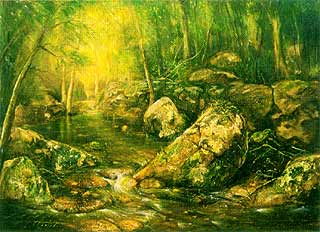 Work : A gold stream
