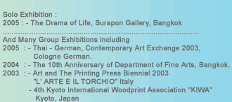 Exhibition : "The Drama of Life" by Anupong Kachacheewa