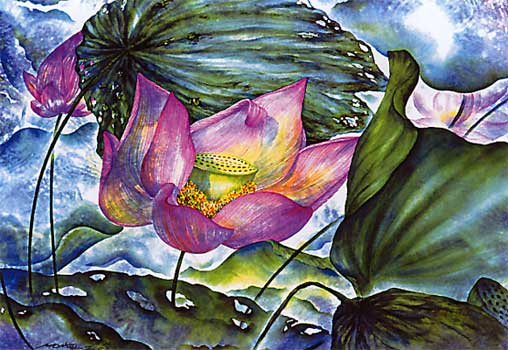 Exhibition : "Flowers Re0ndezvous" by Montri Samchimchom