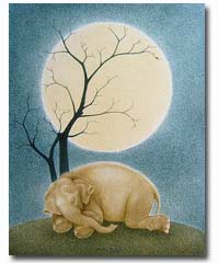 Being with the moon no.3  by  Jakraphan Chaijit