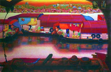 Thai-Japan Life Along the Rivers by Vorasan  Supap