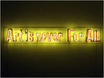 Neon sign No.1, English V.07-50,2007