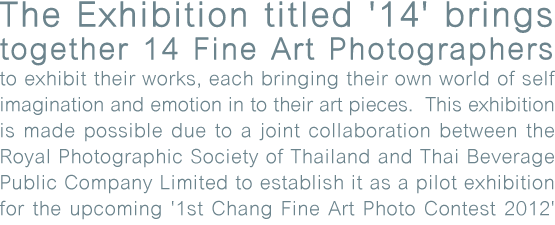 14 Fine Art Photograph Exhibition