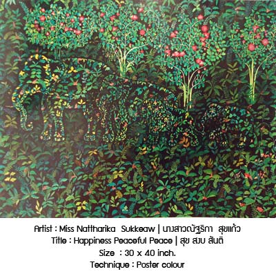 The 27th PTT Art Exhibition Green Living Saving the Earth by Silpakorn University and PTT บ้านสีเขียว โลกสีเขียว