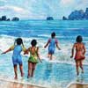 Smile along the way 2 , watercolor exhibition | รอยยิ้มจากริมทาง 2 by Bancha Ma | บัญชา มะ