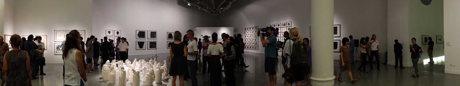 Thai cartoons and abstract illustration exhibition by Raj Loesuang and Somboon Hormtientong