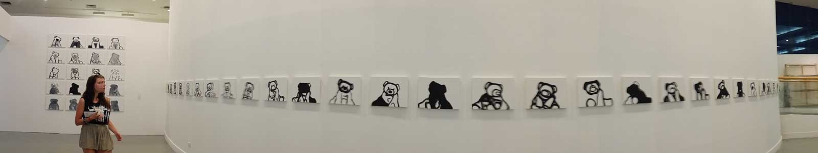 Thai cartoons and abstract illustration exhibition by Raj Loesuang and Somboon Hormtientong