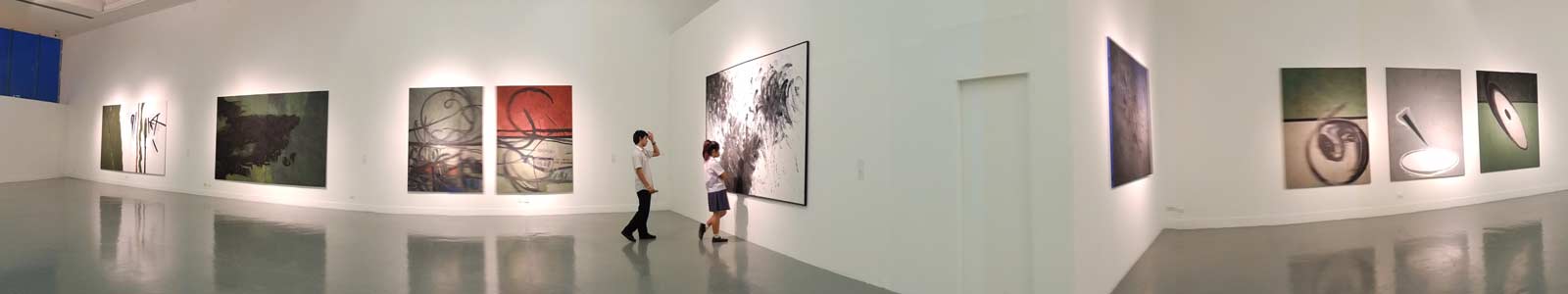 Thai cartoons and abstract illustration exhibition by Raj Loesuang and Somboon Hormtientong