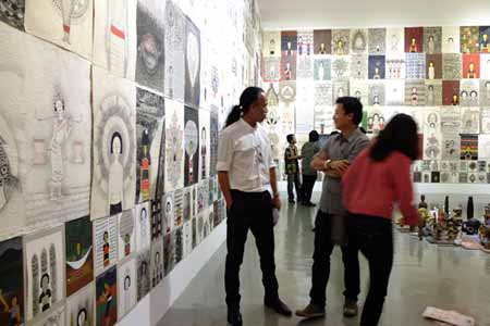 Exhibition Chalood's Mural Painting - Retrospective | จิตรกรรมฝาผนังของอาจารย์ชลูดและผลงานย้อนหลัง