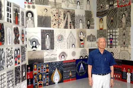 Exhibition Chalood's Mural Painting - Retrospective | จิตรกรรมฝาผนังของอาจารย์ชลูดและผลงานย้อนหลัง