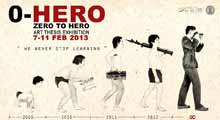 O-HERO (ZERO to Hero) art thesis exhibition