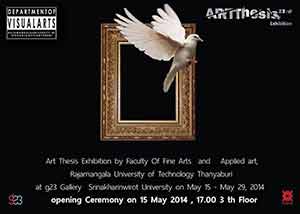 Art Thesis 23rd Exhibition by Faculty of Fine Arts and Applied Art, Rajamangala University of Technology Thanyaburi
