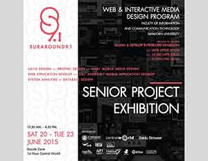 นิทรรศการแสดงผลงานจุลนิพนธ์ SENIOR PROJECT EXHIBITION SURAROUND 9.1