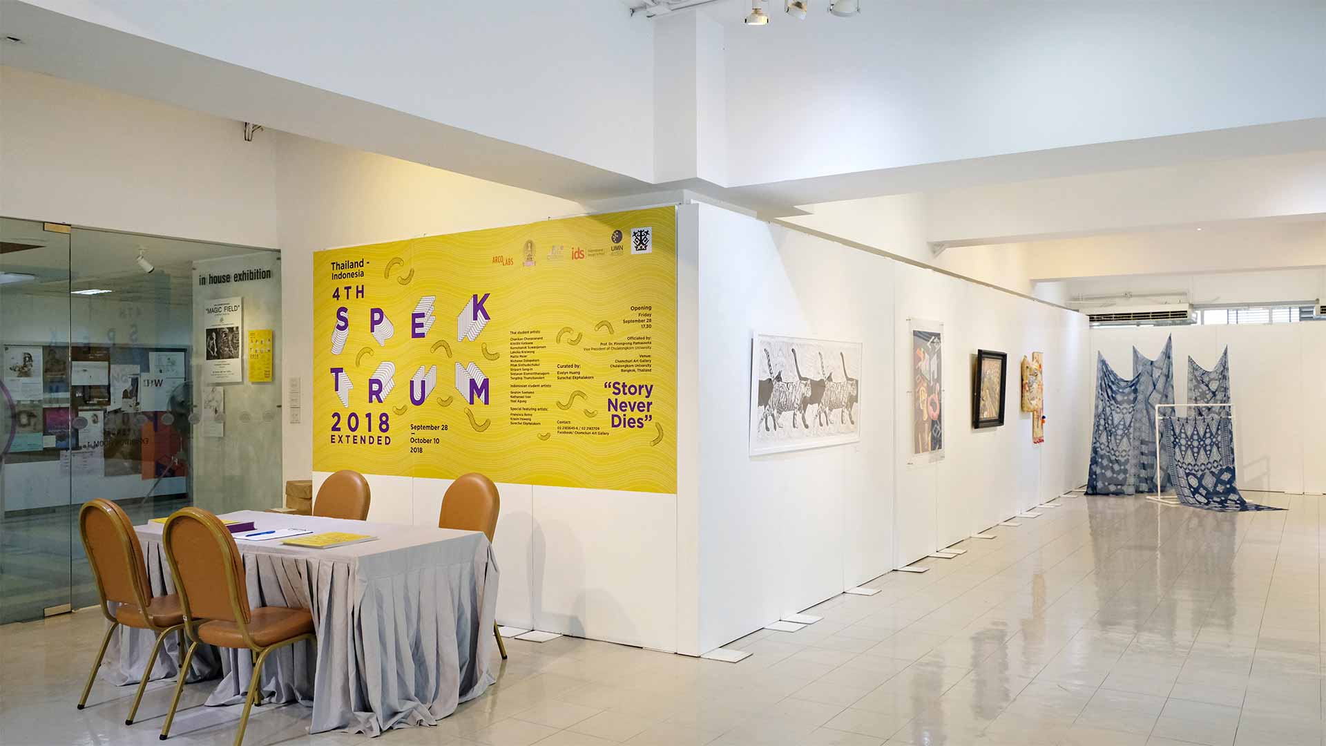 4 th SPEKTRUM 2018 : Student Art Exhibitions Story Never Dies | By Evelyn Huang Surachai Ekphalakorn