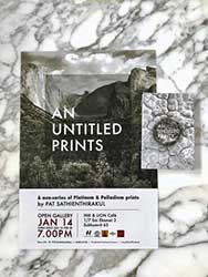 An Untitled prints, A non-series of Platinum & Palladium prints By Pat Sathienthirakul พัฒน์ เสถียรถิระกุล