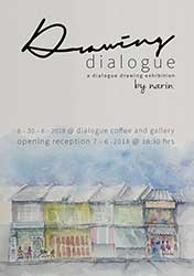 Drawing Dialogue A portrait crayon drawings exhibition By Narin | นิทรรศการภาพวาด โดย ตั่ว นรินทร์