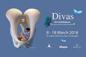 Divas art exhibition, International Women’s Day By Famous Female Artists ศิลปินหญิงที่มีชื่อเสียง เนื่องในวันสตรีสากล