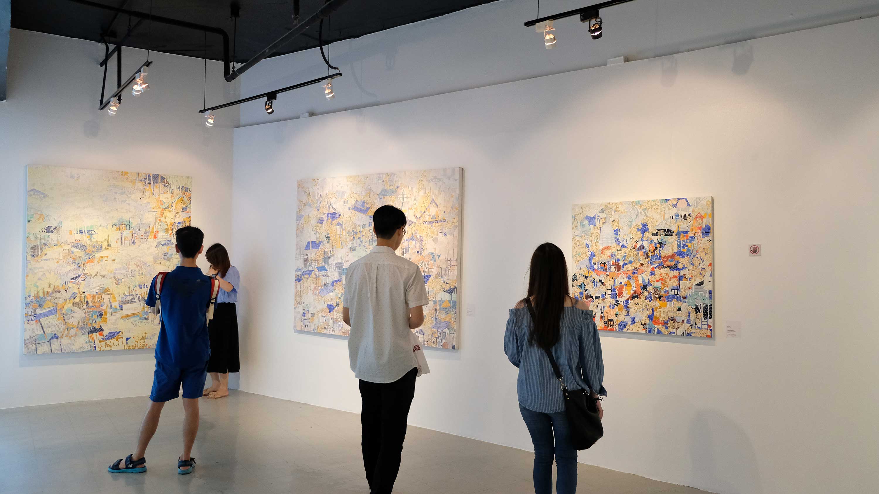 Exhibition E-SAN way of life painting exhibition By Sakon Malee | นิทรรศการ อีสาน โดย สกล มาลี