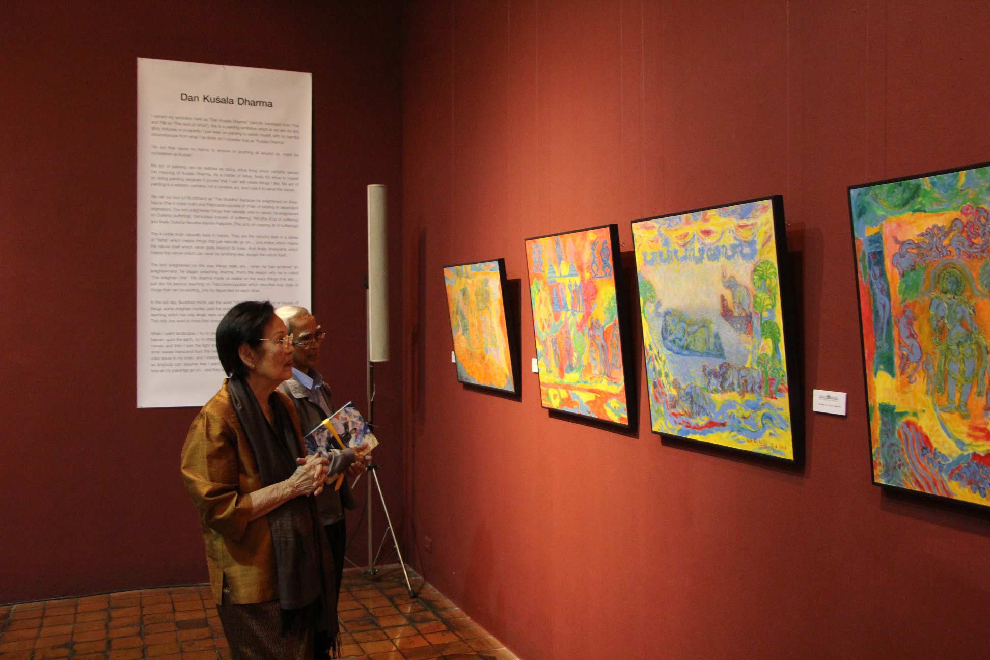 Exhibition Dan Kushala Dharma (The Land of Virtue) By Bhensine Nilavadhnananada | นิทรรศการ แดน กุสลา ธัมมา โดย เพ็ญสิน นีลวัฒนานนท์