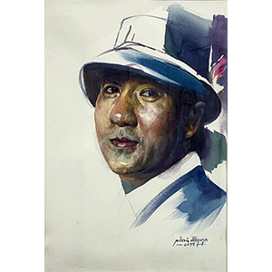 Portrait By Saroj Tungtritsanakul (สาโรจน์ ตั้งตฤษณกุล)