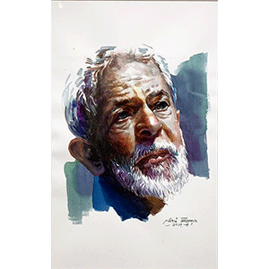 Portrait By Saroj Tungtritsanakul (สาโรจน์ ตั้งตฤษณกุล)