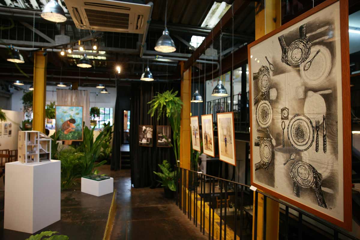 Exhibition Mathayom (มัธยม อาร์ต เอ็กซิบิชั่น) By Praew Thanavisuth, Chavisa Aungkavanich, Nop Chungsawanant and Chetsuda Chalermwat (แพรว ธนวิสุทธิ์, ชวิศา อังควานิช, ณพ จึงสวนันทน์ และ เชษฐ์สุดา เฉลิมวัฒน์)