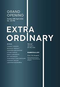 “Extraordinary” By Thanarit Thipwaree, Boonhlue Yangsauy, Tewaporn Maikongkeaw, Kittisak Thapkoa, Prawit Lumcharoen, Pat Yingcharoen, Thunchanok Plakulsantikorn, Thinnapat Takuear and Ladakorn Puangbubpha