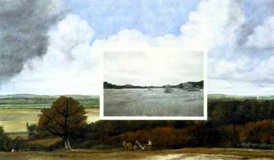 Work : Pictorial Statement/Conversation with Dedham Vale with Ploughmen