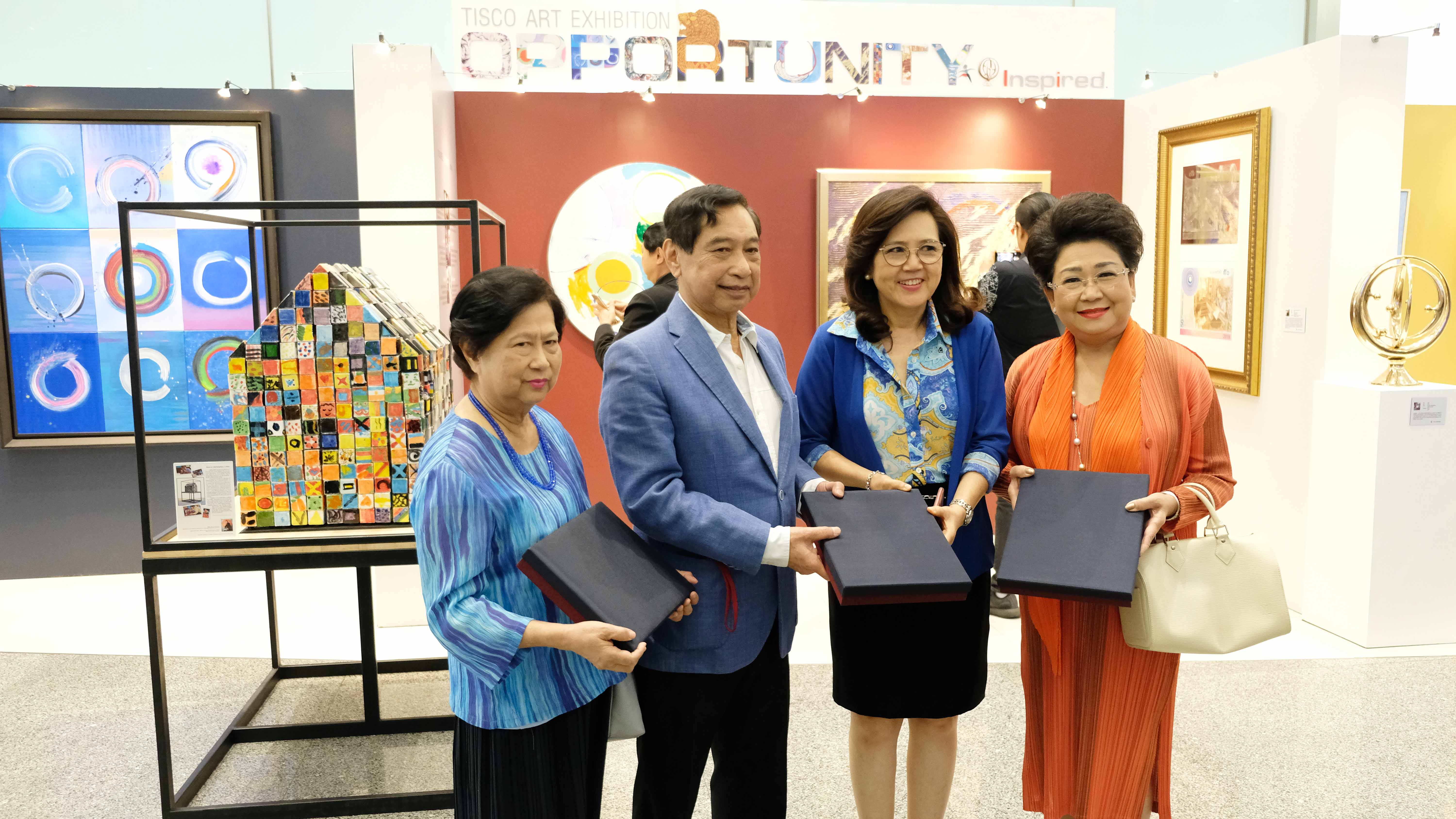 TISCO ART EXHIBITION OPPORTUNITY Inspired ศิลปกรรมชุด แรงบันดาลใจแห่งโอกาส ศิลปินรับเชิญ 12 ท่าน