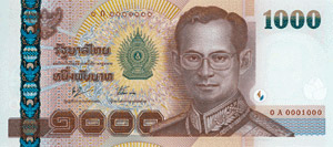 ธนบัตร 1,000 บาท Banknote 1,000 Baht