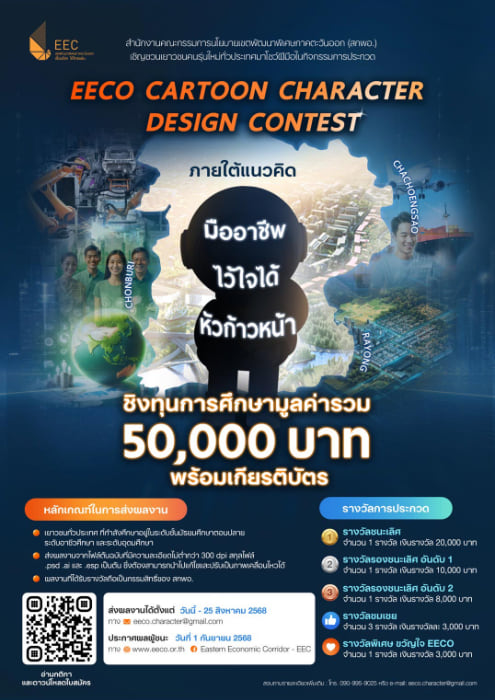 EECO Cartoon Charactor Design Contest | การออกแบบการ์ตูนคาแรกเตอร์ดีไซน์