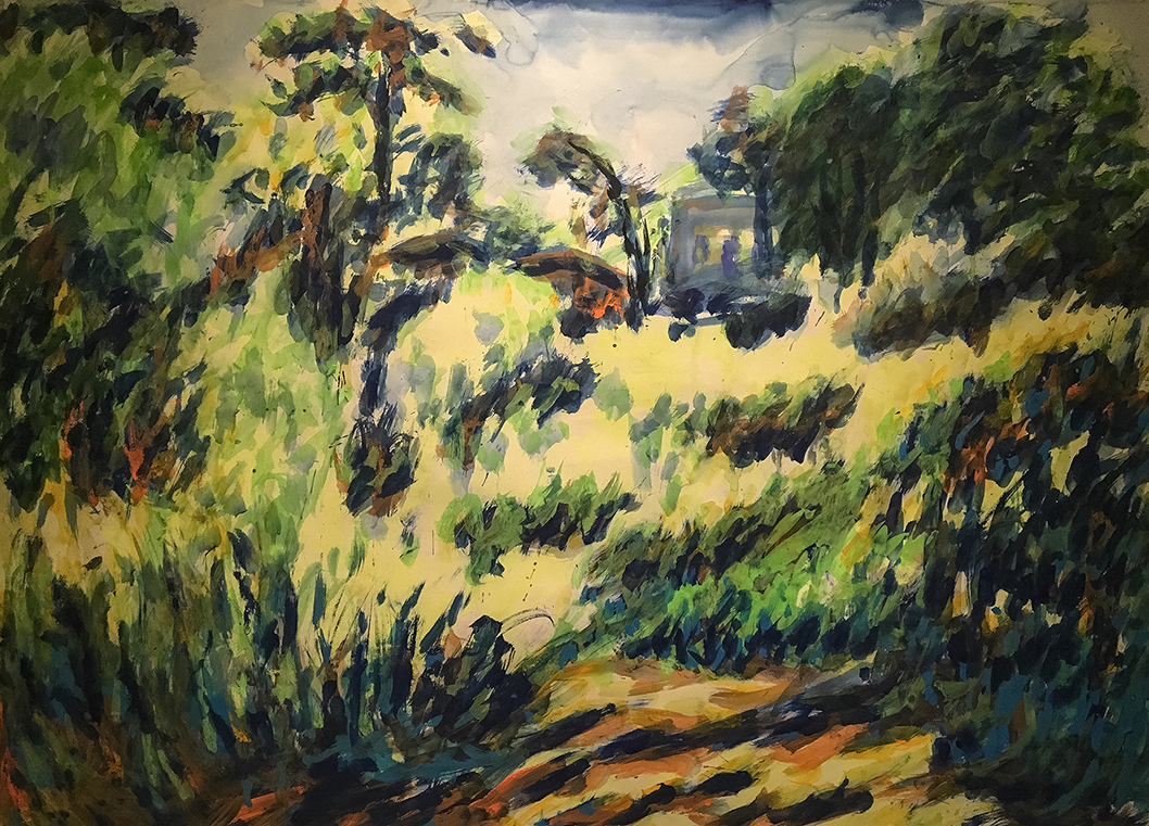 Chang Saetang</br>UNTITLED</br>Water color on paper</br>78 x 108 cm.
