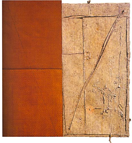 Two diagonal lines, 2001