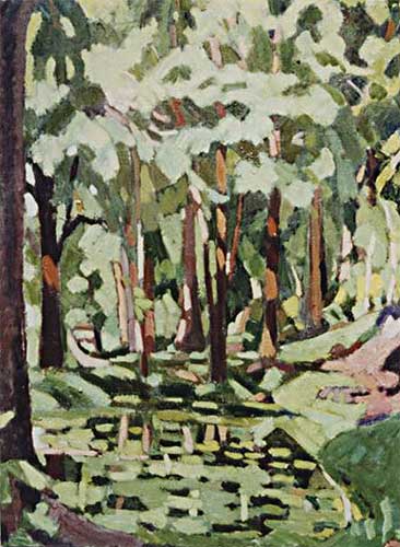 Tiny pond beneath the shade, 1996
