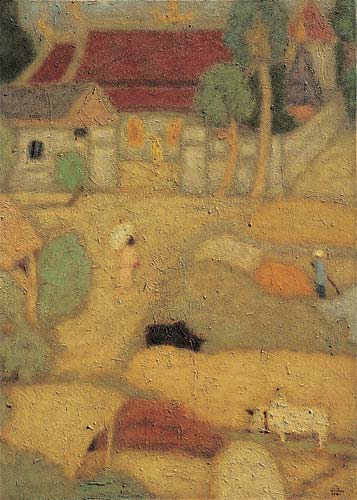 Paddy field near temple 1, 2001-3