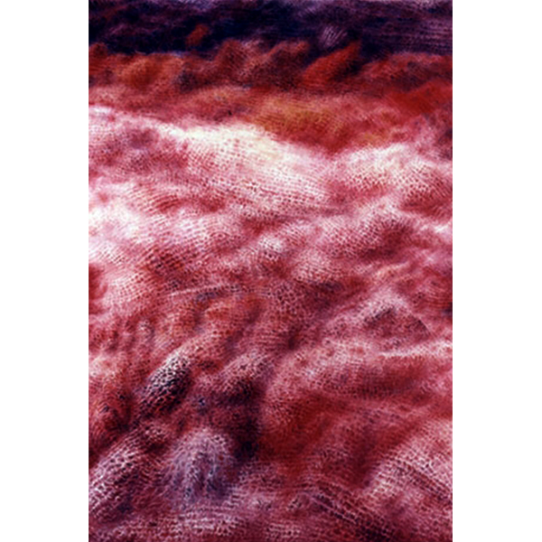 Rote Landschaft 2, 1983 Oil on canvas 150 x 200 cm.	